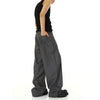 RT No. 9805 FOLDED WIDE STRAIGHT PANTS