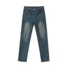 RT No. 6566 DARK BLUE CROPPED DENIM JEANS