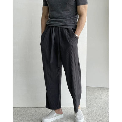 RT No. 9812 PLEATED STRETCH PANTS