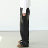 RT No. 7002 WASHED BLACK WIDE STRAIGHT DENIM JEANS