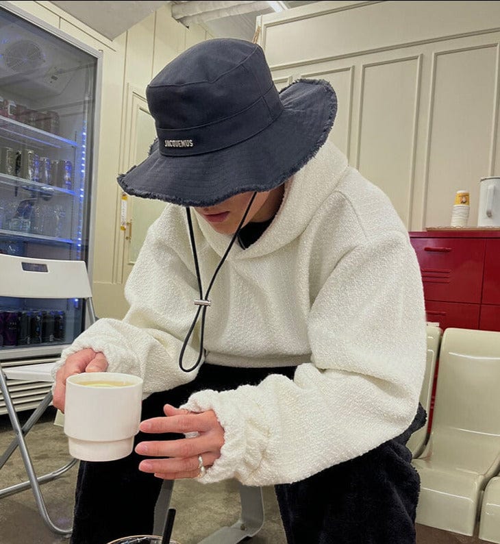 RT No. 7020 TWEED PULLOVER HOODIE – REALTAKAI