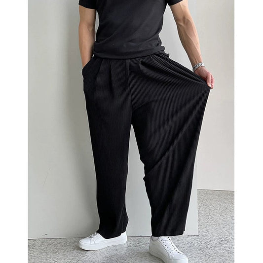 RT No. 9812 PLEATED STRETCH PANTS