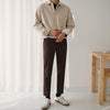 RT No. 3505 DARK CREAM CORDUROY COLLAR SHIRT