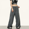 RTK (W) No. 3054 STRIPED NYLON DRAPE SPORT PANTS