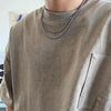 DOUBLE LAYER TENNIS CHAIN NECKLACE