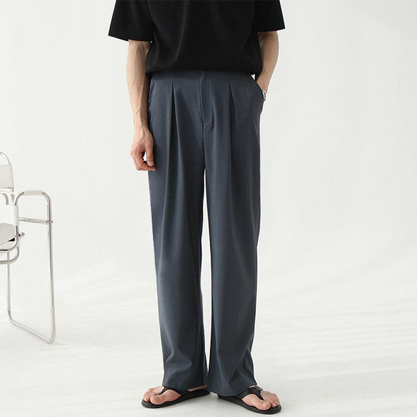 RT No. 4482 WIDE STRAIGHT DRAPE PANTS