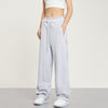 RTK (W) No. 1480 RECONSTRUCTED DRAPE WIDE STRAIGHT SWEATPANTS