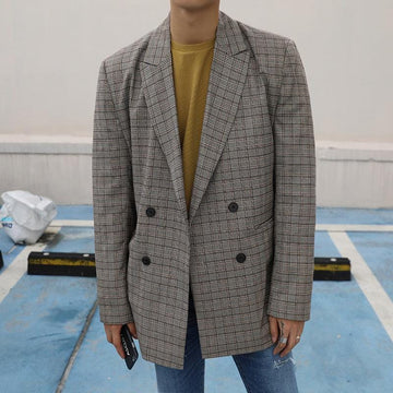 RT No. 3005 PLAID SUIT BLAZER JK