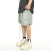 RT No. 9556 GRAY DRAWSTRING SHORTS