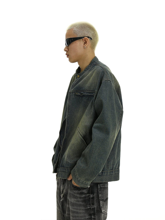 RT No. 10353 DENIM BLUE MOTORCYCLE JACKET