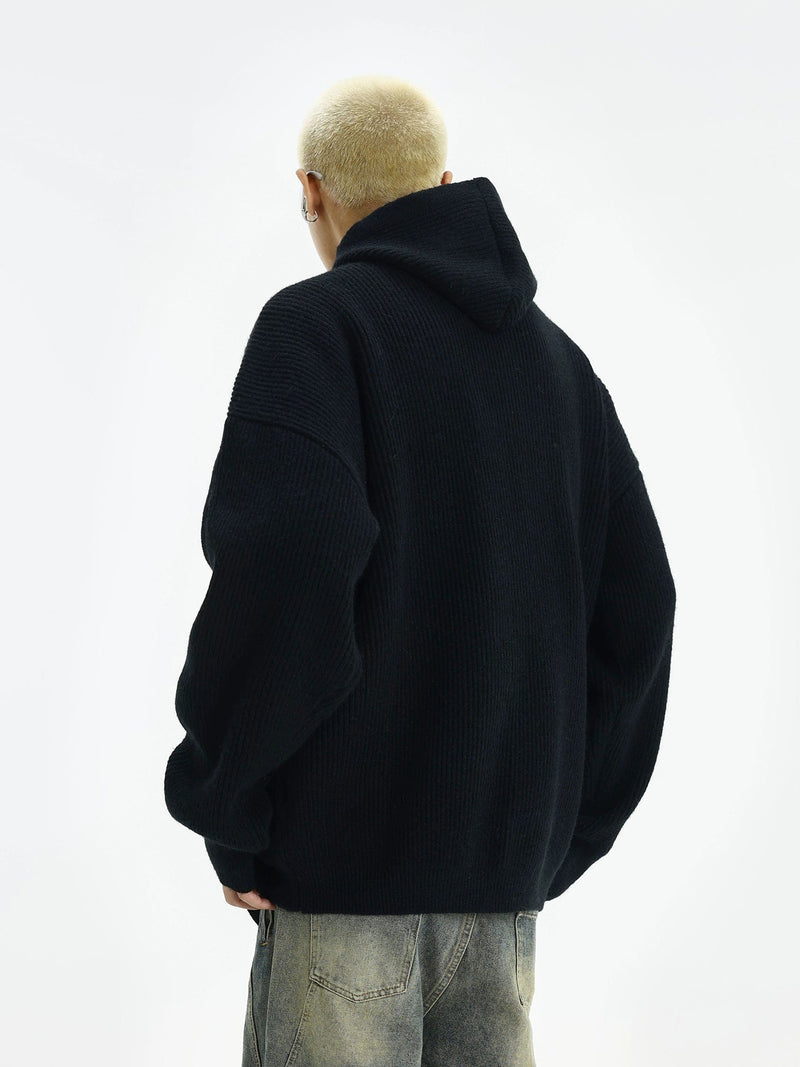 RT No. 10370 KNITTED ZIP-UP HOODIE