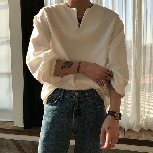 RT No. 6575 V-NECK CUFF LONGSLEEVE