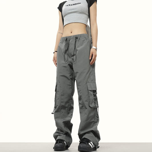 RTK (W) No. 3200 CARGO NYLON STRAIGHT PANTS