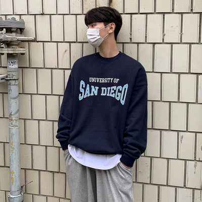 RT No. 5045 BLUE LETTERED SWEATER