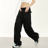 RTK (W) No. 1822 DRAWSTRING WIDE STRAIGHT DRAPE SWEATPANTS