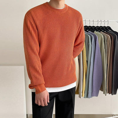 RT No. 5515 KNITTED ROUND NECK SWEATER