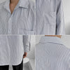 RT No. 8082 STRIPED BUTTON-UP COLLAR SHIRT