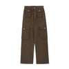 RTK (W) No. 1937 MULTI-POCKET WIDE STRAIGHT CARGO PANTS