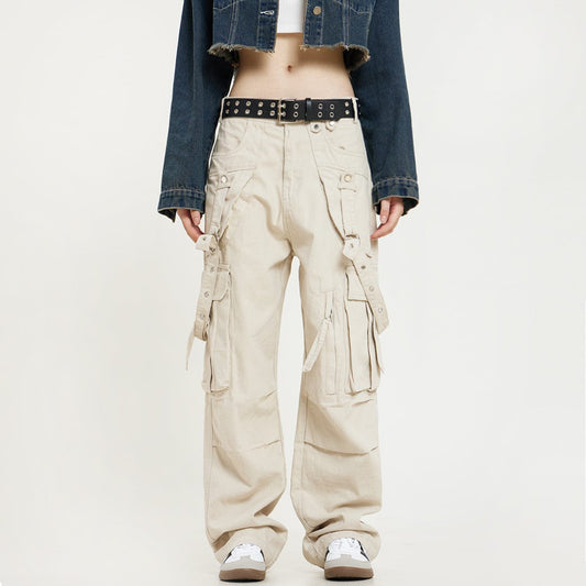 RTK (W) No. 1354 RECONSTRUCTED MULTI-POCKET STRAIGHT PANTS