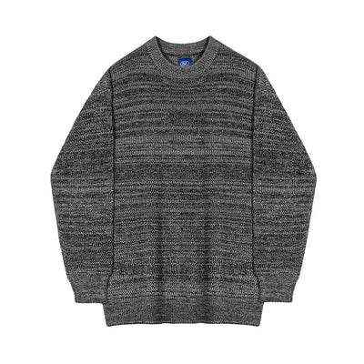 RT No. 6232 GRAY KNITTED OVERSIZE SWEATER