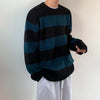 RT No. 5566 KNITTED STRIPE PULLOVER SWEATER