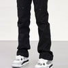 RTK (W) No. 1528 BLACK SLIM STRAIGHT POINT PANTS