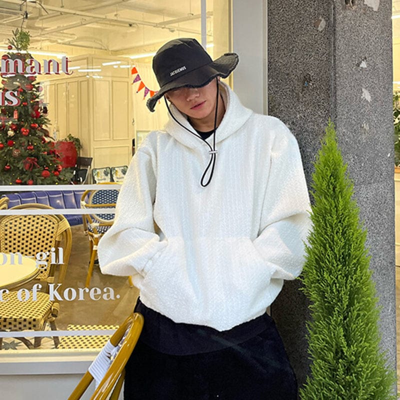 RT No. 7020 TWEED PULLOVER HOODIE – REALTAKAI