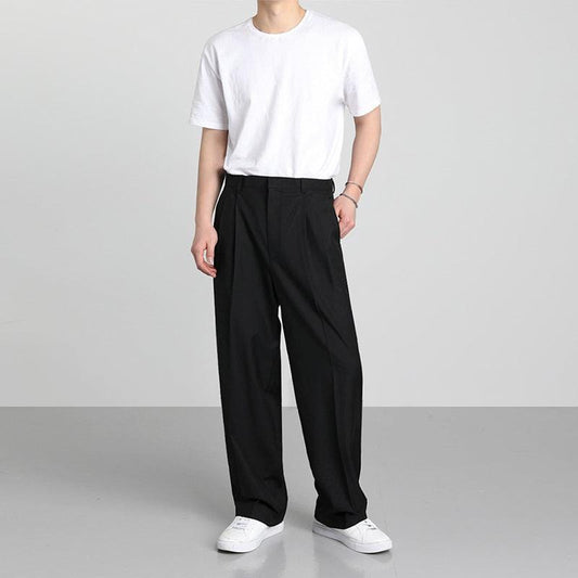 RT No. 4470 WIDE STRAIGHT DRAPE PANTS