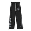 RTK (W) No. 2059 EMBROIDERED WIDE STRAIGHT SPORT SWEATPANTS