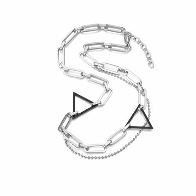 TRIANGLE CHAIN NECKLACE