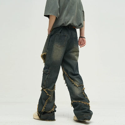 RT No. 10100 RECONSTRUCTED STAR DENIM JEANS