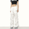 RTK (W) No. 3409 DRAWSTRING STRIPED TRACK PANTS