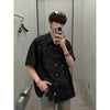 RT No. 9161 BLACK STAR PIN HALF SLEEVE SHIRT