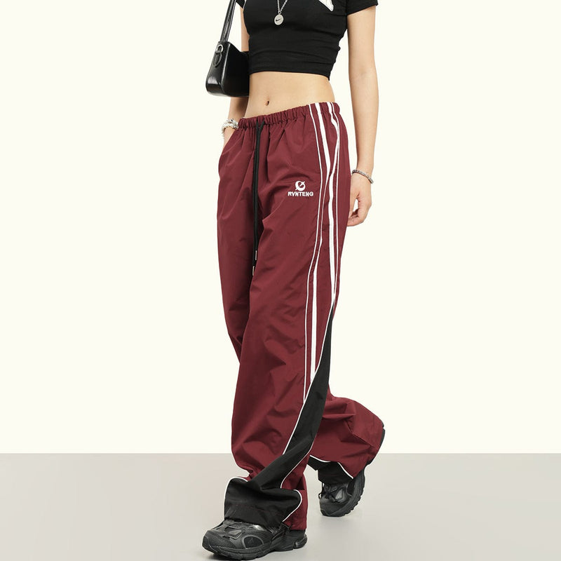 RTK (W) No. 2068 STRIPED NYLON TRACK SPORT PANTS