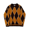 RT No. 3330 KNITTED DIAMOND SWEATER