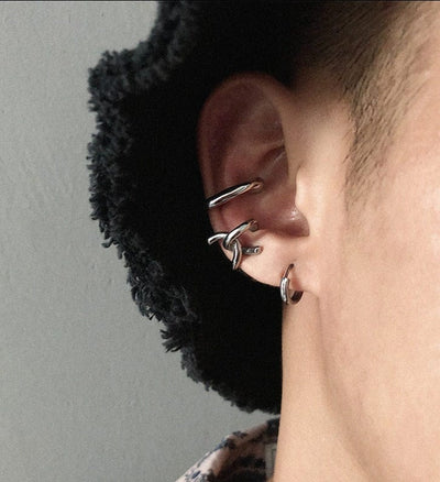 STYLED TWO-PIECE CLIP ON EARRING