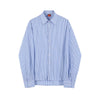 RT No. 2156 OVERSIZE STRIPED COLLAR SHIRT