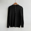 RT No. 10507 VERTICAL KNIT HENRY COLLAR LONG SLEEVE