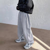 RT No. 6162 GRAY STRAIGHT WIDE BAGGY SWEATPANTS