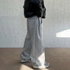 RT No. 6162 GRAY STRAIGHT WIDE BAGGY SWEATPANTS