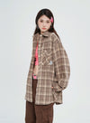 RTK (W) No. 3081 PLAID SHIRT JK