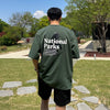 RT No. 9078 ARMY GREEN LETTERED HALF SLEEVE TEE