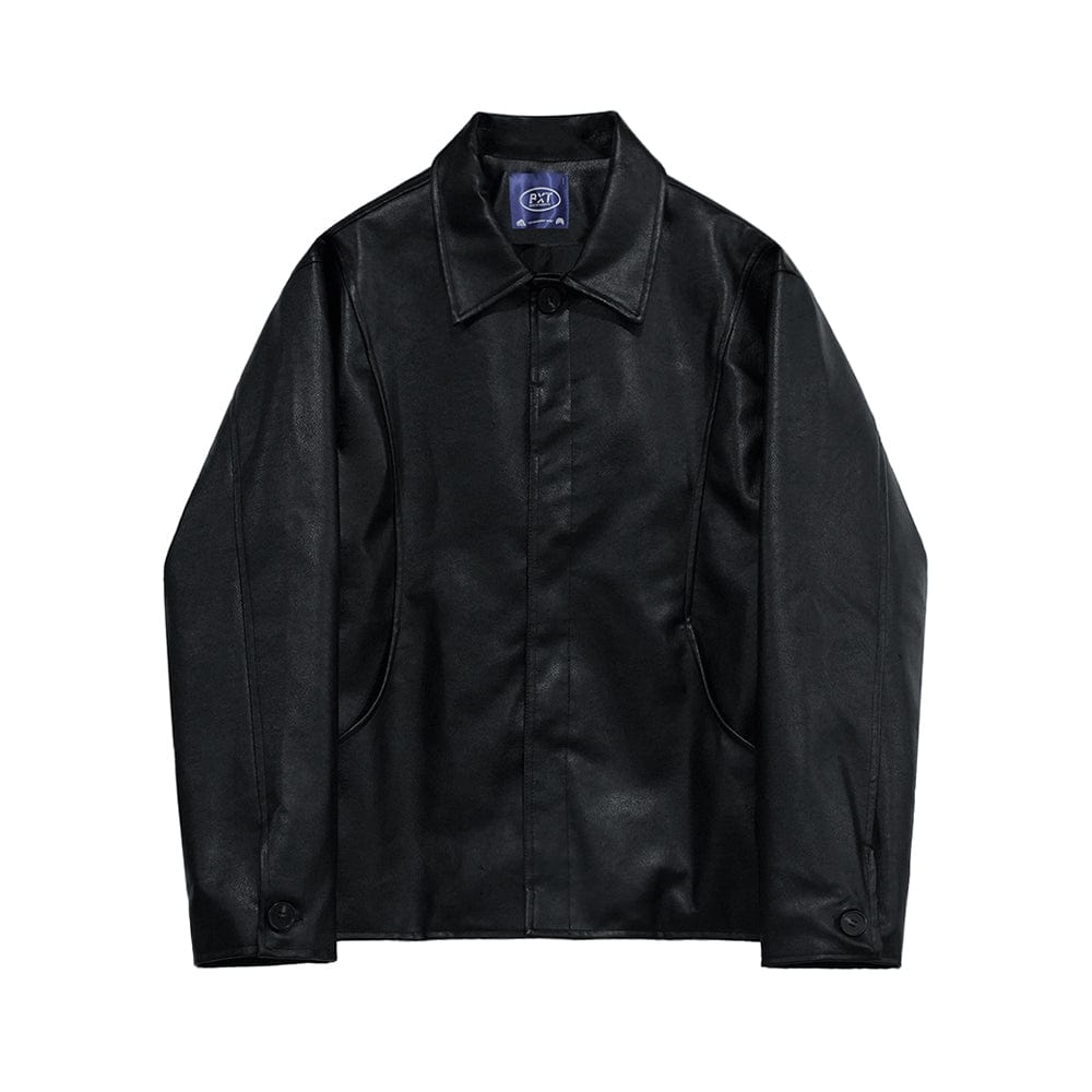 RT No. 9406 BLACK LEATHER JACKET – REALTAKAI