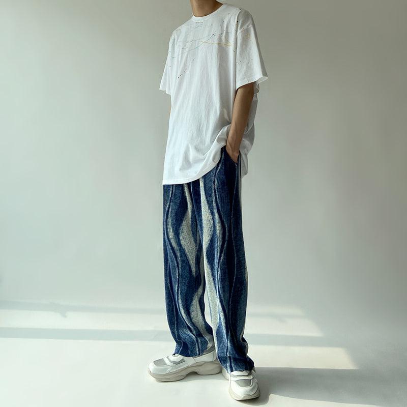 RT No. 1751 THIN PLEATED WIDE PANTS
