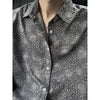 RT No. 9619 GRAY FLOWER SHIRT