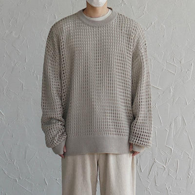 RT No. 5159 KNITTED HOLE SWEATER