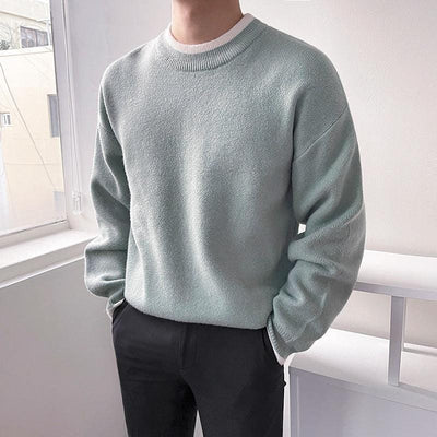 RT No. 5547 KNITTED ROUND NECK LONGSLEEVE SWEATER