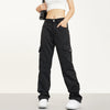 RTK (W) No. 1404 MULTI-POCKET STRAIGHT CASUAL PANTS