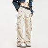 RTK (W) No. 1354 RECONSTRUCTED MULTI-POCKET STRAIGHT PANTS