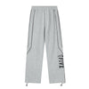 RTK (W) No. 1809 STRIPED WIDE STRAIGHT SWEATPANTS